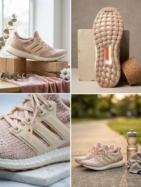 Adidas UltraBoost 4.0 Ash Pearl BB6497 - Women's Size 7 - Pink/Linen